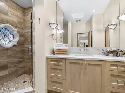 a view of a chairs and table in patio