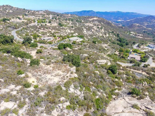 a view of city and mountain