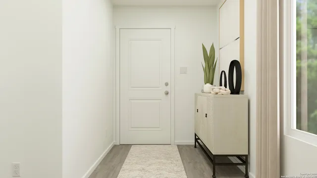a view of a bathroom with a sink