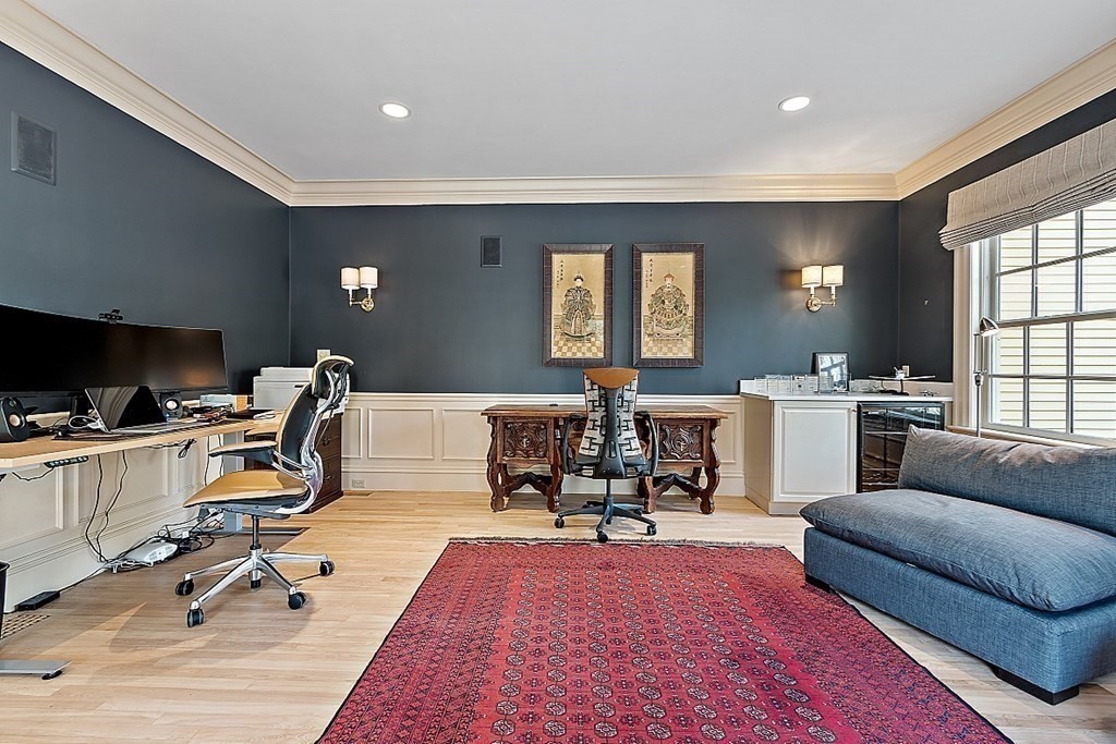 75 Oxbow Road Concord, MA 01742 - Photo 27 of 41 a view of a livingroom with workspace and a window