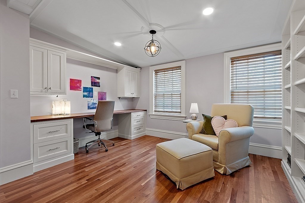 75 Oxbow Road Concord, MA 01742 - Photo 34 of 41 a living room with furniture and a wooden floor