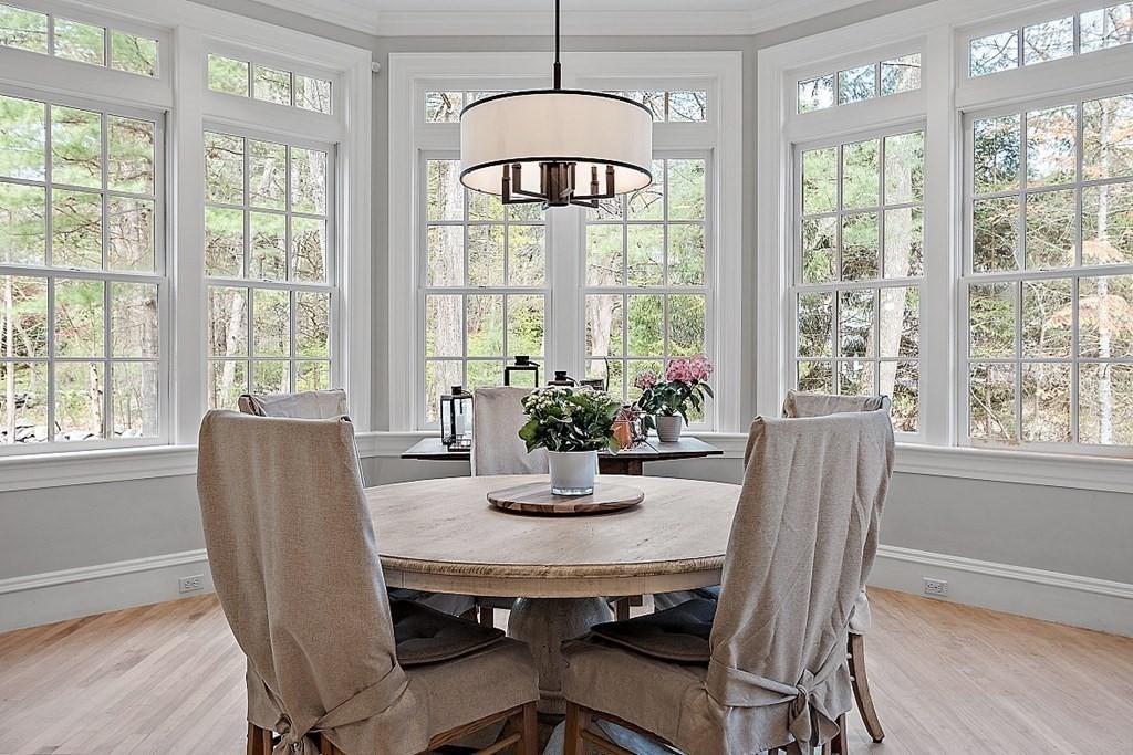 75 Oxbow Road Concord, MA 01742 - Photo 6 of 41 a dining room with furniture window and wooden floor