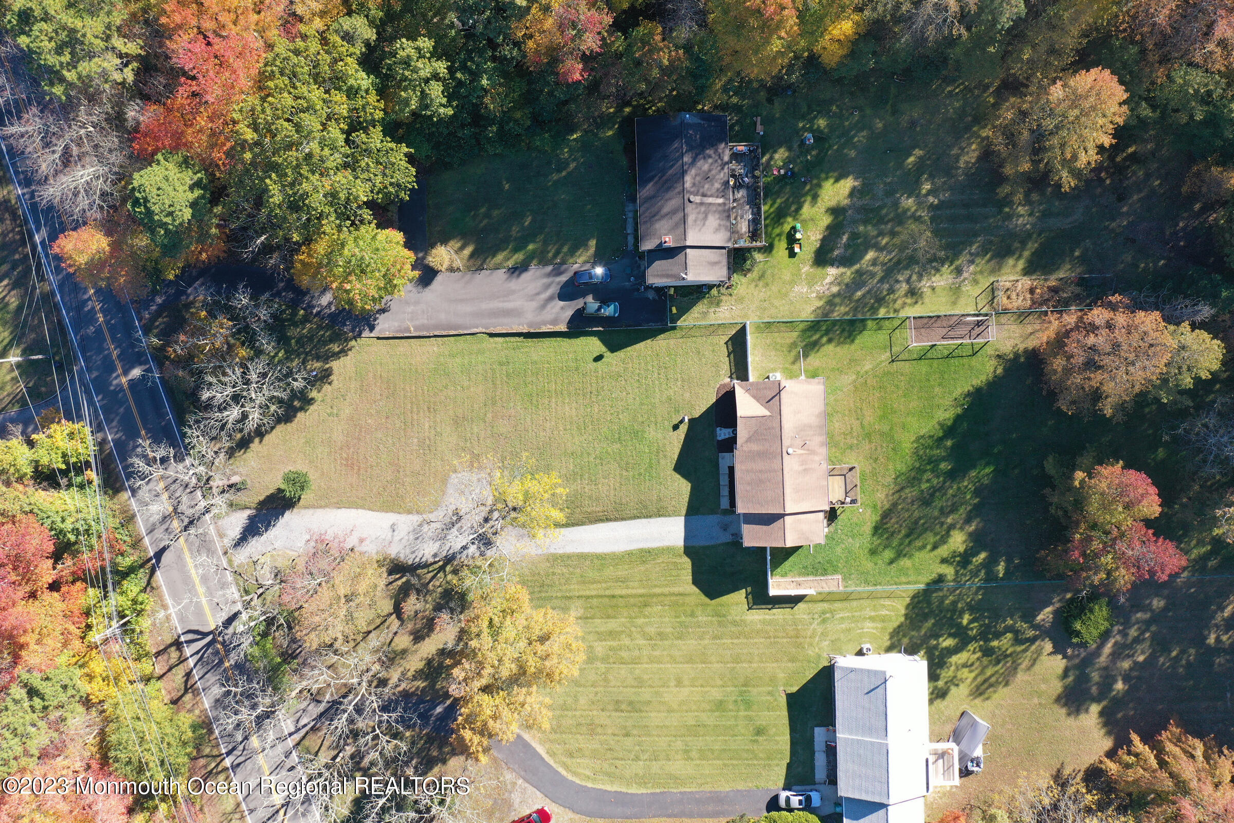 222 Leesville Road Jackson, NJ 08527 - Photo 59 of 61 an aerial view of residential houses with outdoor space