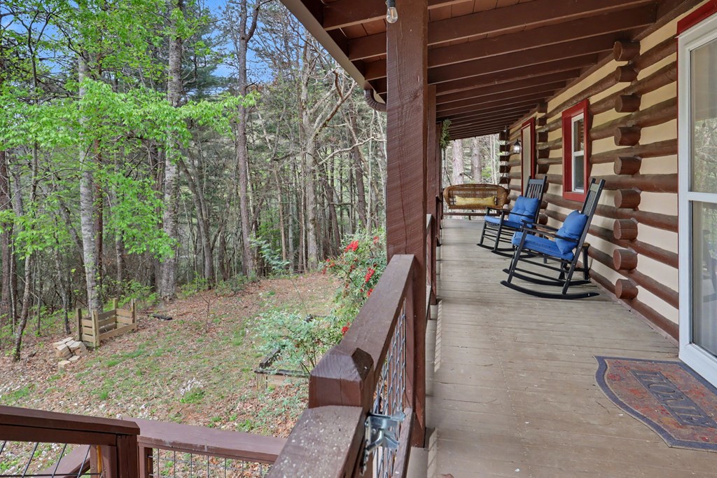 4609 Matheson Road Hiawassee, GA 30546 - Photo 18 of 57 a view of porch with seating space
