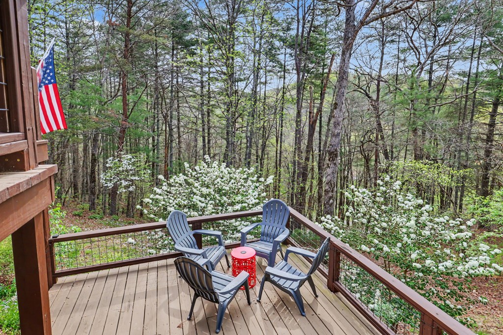 4609 Matheson Road Hiawassee, GA 30546 - Photo 43 of 57 a view of a chairs and table in the balcony