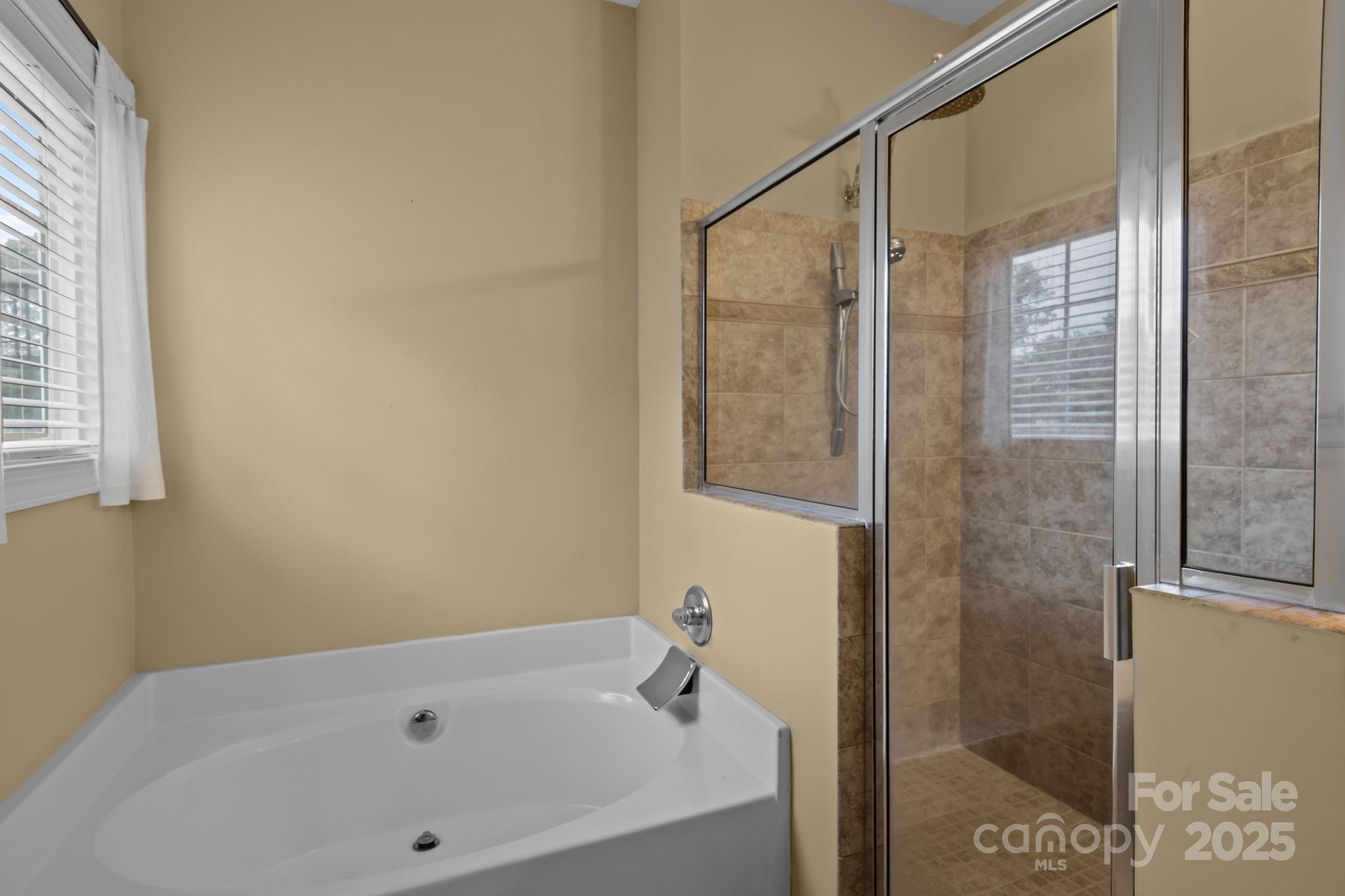 802 Seipel Drive Denver, NC 28037 - Photo 33 of 35 a bathroom with a bathtub and a shower