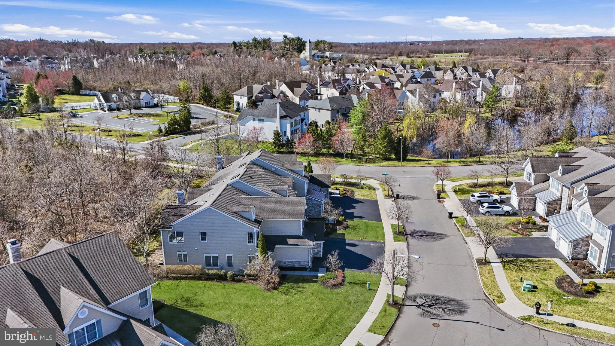 45 Tree Swallow Drive Princeton, NJ 08540 - Photo 37 of 41 a view of a house with a yard and sitting area