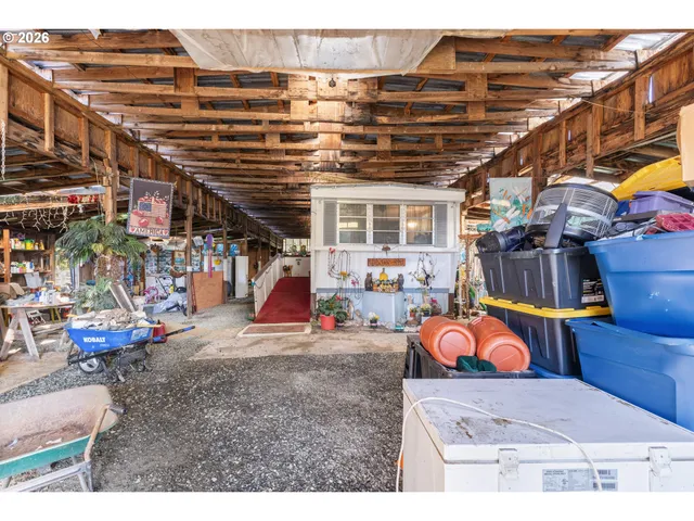 a view of storage and utility room