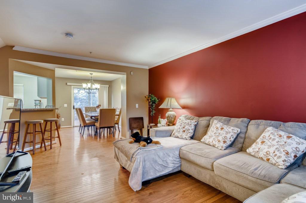 7410 Maury Road Windsor Mill, MD 21244 - Photo 4 of 28 a living room with furniture and wooden floor