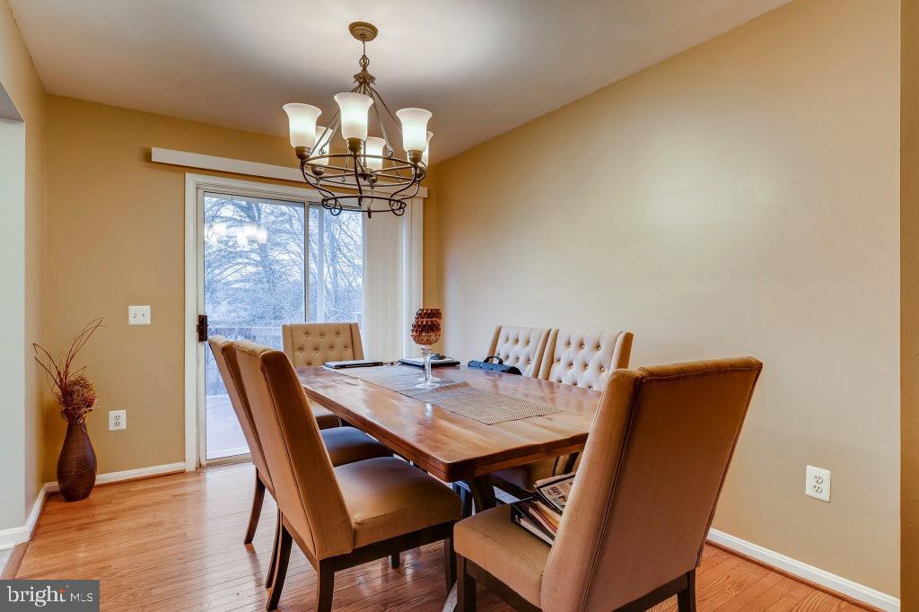 7410 Maury Road Windsor Mill, MD 21244 - Photo 6 of 28 a view of a dining room with furniture window and wooden floor