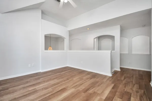 wooden floor in an empty room