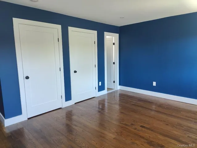 a view of an front door