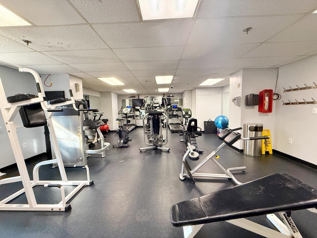 6600 Boulevard East, Unit 22B West New York, NJ 07093 - Photo 12 of 20 a view of a room with gym equipment