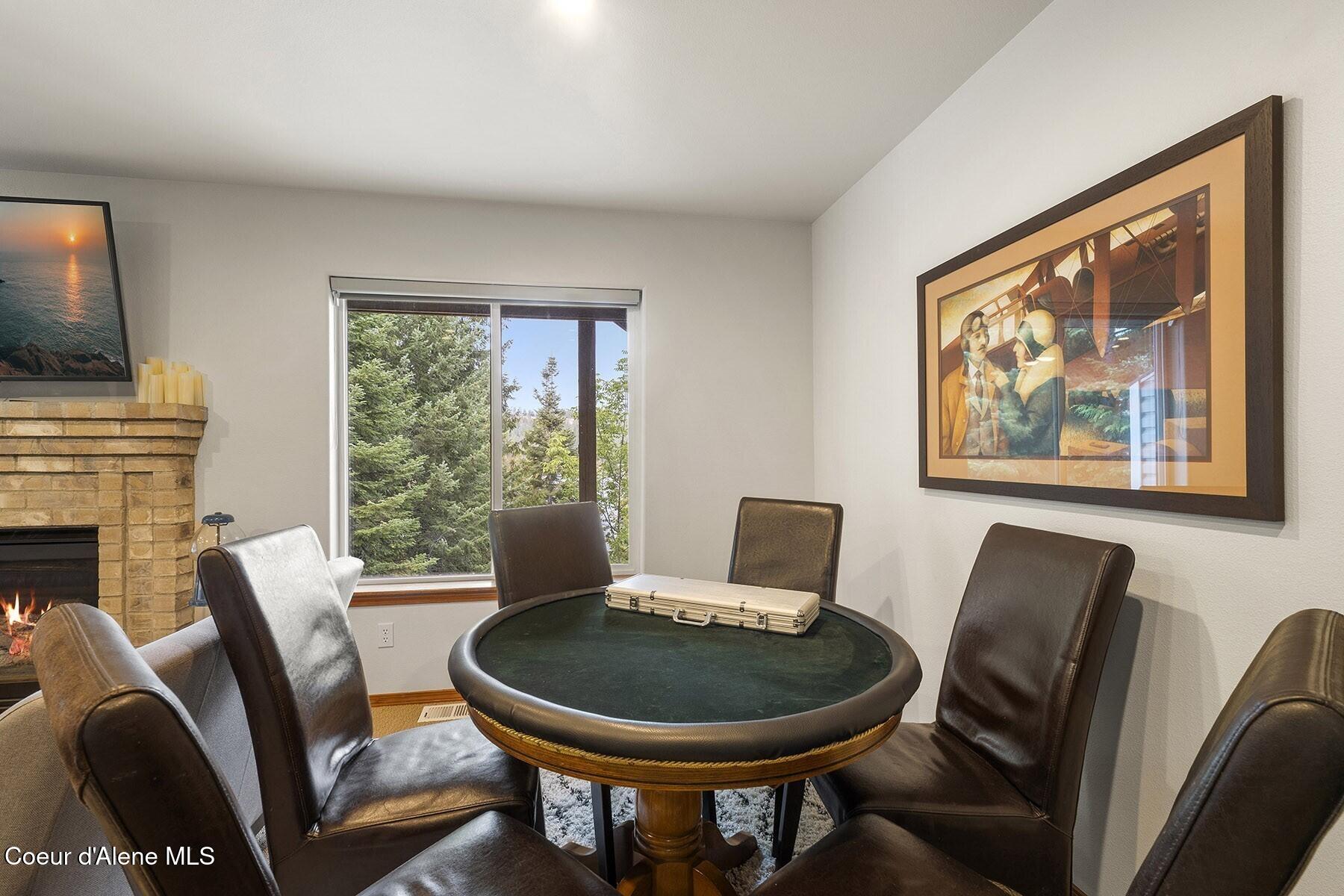 19820 South Alcan Road Coeur D'Alene, ID 83814 - Photo 24 of 81 Game Table by Brick Fireplace
