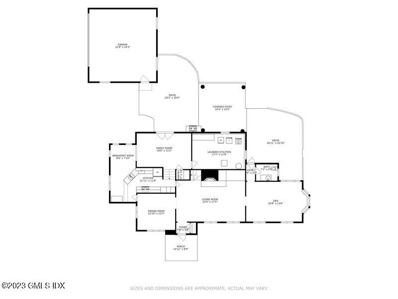 21 Stanwich Lane Greenwich, CT 06830 - Photo 45 of 45 a picture of floor plan