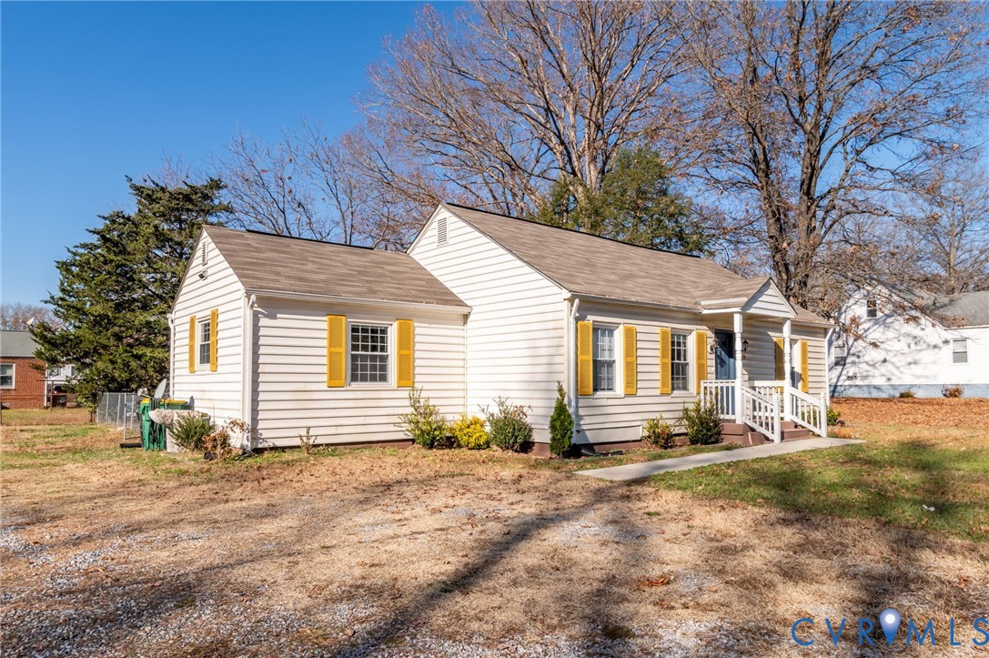 3203 Courthouse Road Hopewell, VA 23860 - Photo 18 of 23 a view of a house with a yard covered in snow