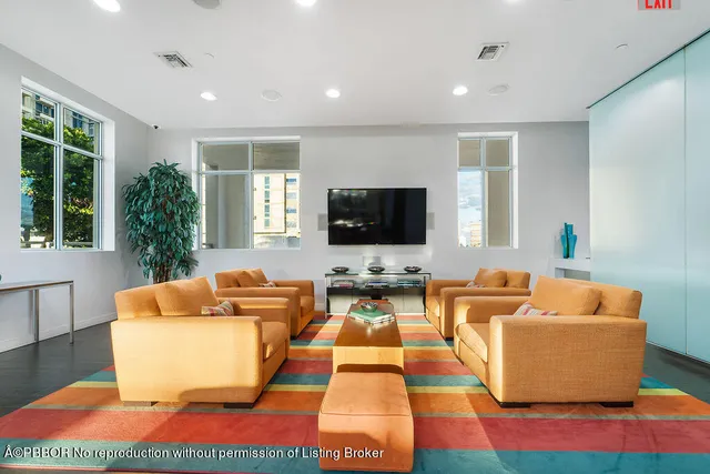 a room with furniture and a shelf