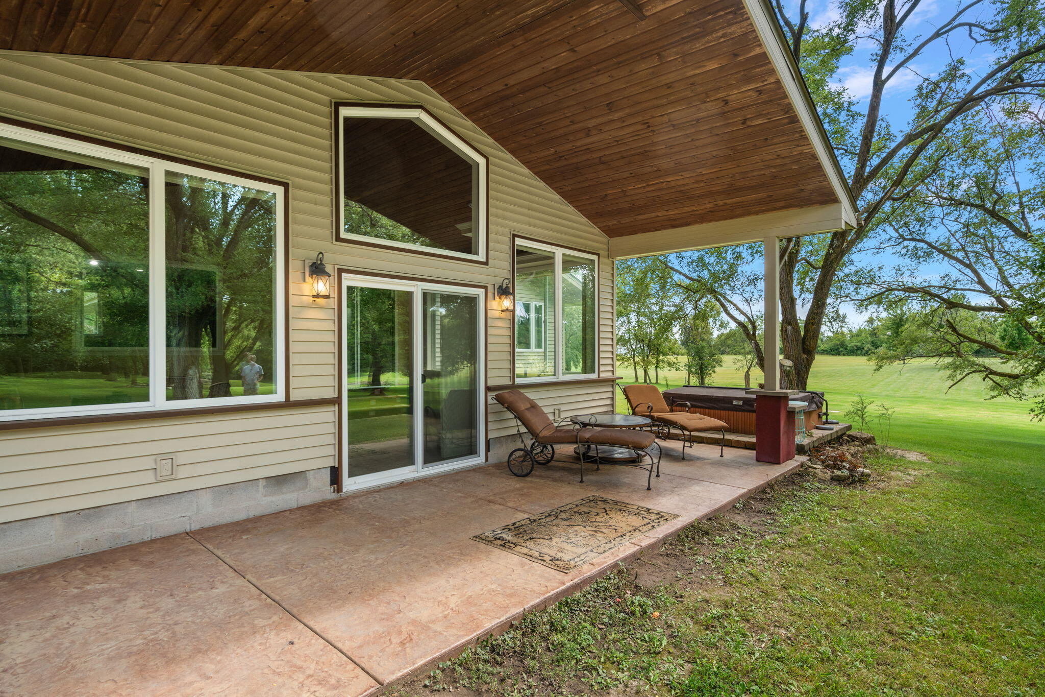16280 Hendricks Street Lowell, IN 46356 - Photo 17 of 35 a view of a house with backyard and sitting area