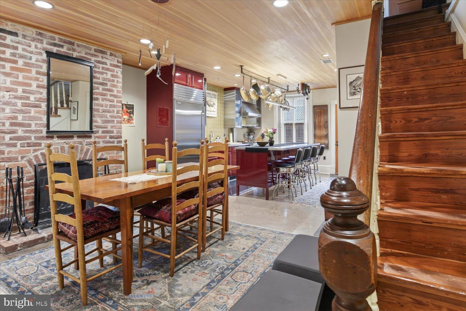116 11th Street Northeast Washington, DC 20002 - Photo 11 of 40 Charming open-concept dining and kitchen space.