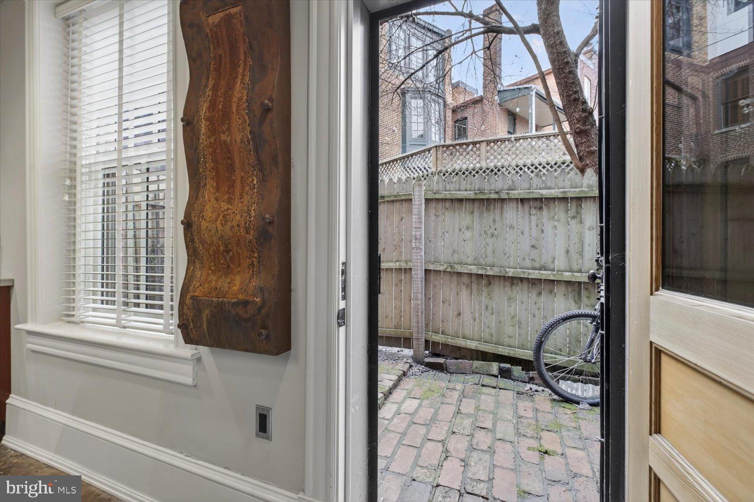 116 11th Street Northeast Washington, DC 20002 - Photo 22 of 40 Charming entryway to a serene outdoor space.