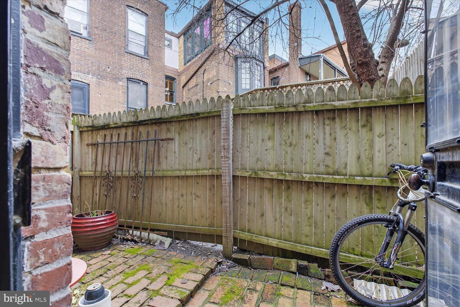 116 11th Street Northeast Washington, DC 20002 - Photo 23 of 40 Charming courtyard with rustic brick path.