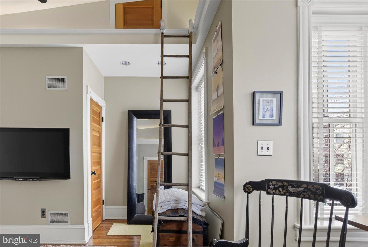 116 11th Street Northeast Washington, DC 20002 - Photo 32 of 40 Rustic ladder accesses clever storage solutions