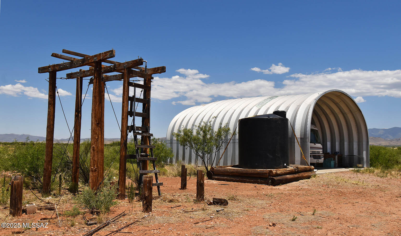 60-ac South Cross Creek Road, Unit 4 Pearce, AZ 85625 - Photo 14 of 39 Quonset view NE