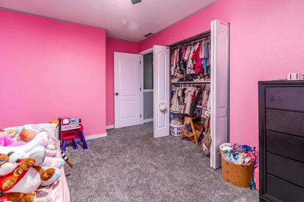 a view of a room with toys