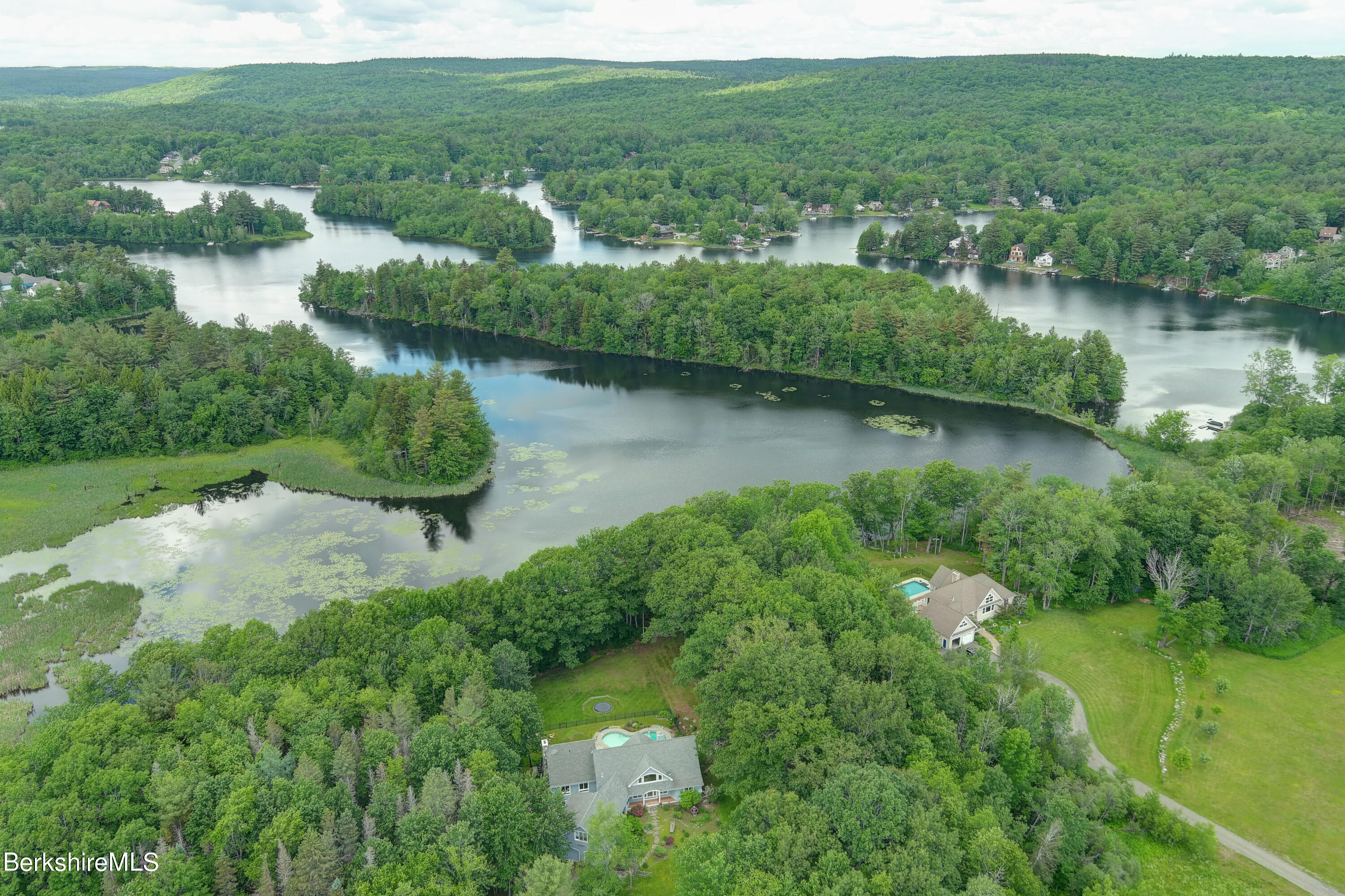 479 Peru Road Hinsdale, MA 01235 - Photo 3 of 67 Birds Eye View Lake Ashmere