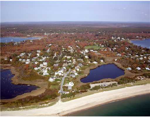 20 Buddington Road Charlestown, RI 02813 - Photo 12 of 12 Aerial View. Aerial view of Quonnie East Beach...