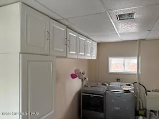 a room with storage and utility