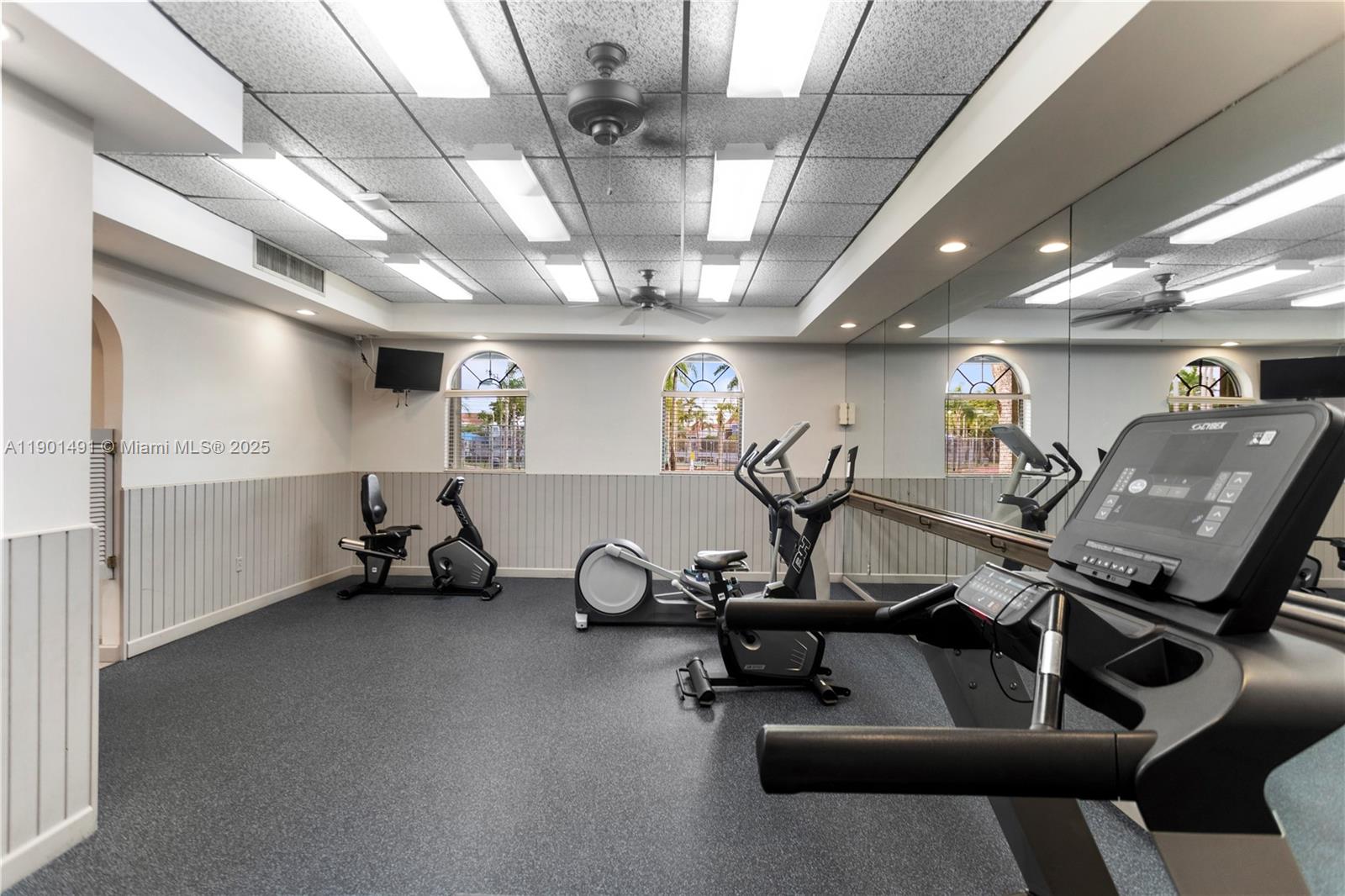 17320 Northwest 66th Place Hialeah, FL 33015 - Photo 37 of 47 a view of a room with gym equipment