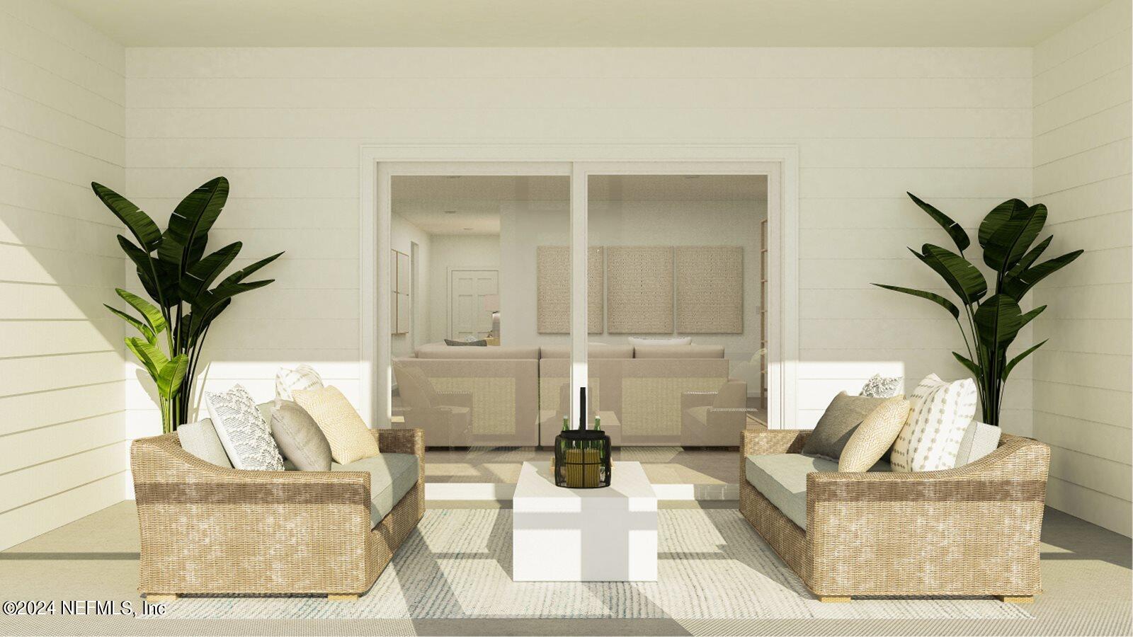 75729 Walking Path Lane Yulee, FL 32097 - Photo 39 of 40 a living room with furniture a potted plant and a rug