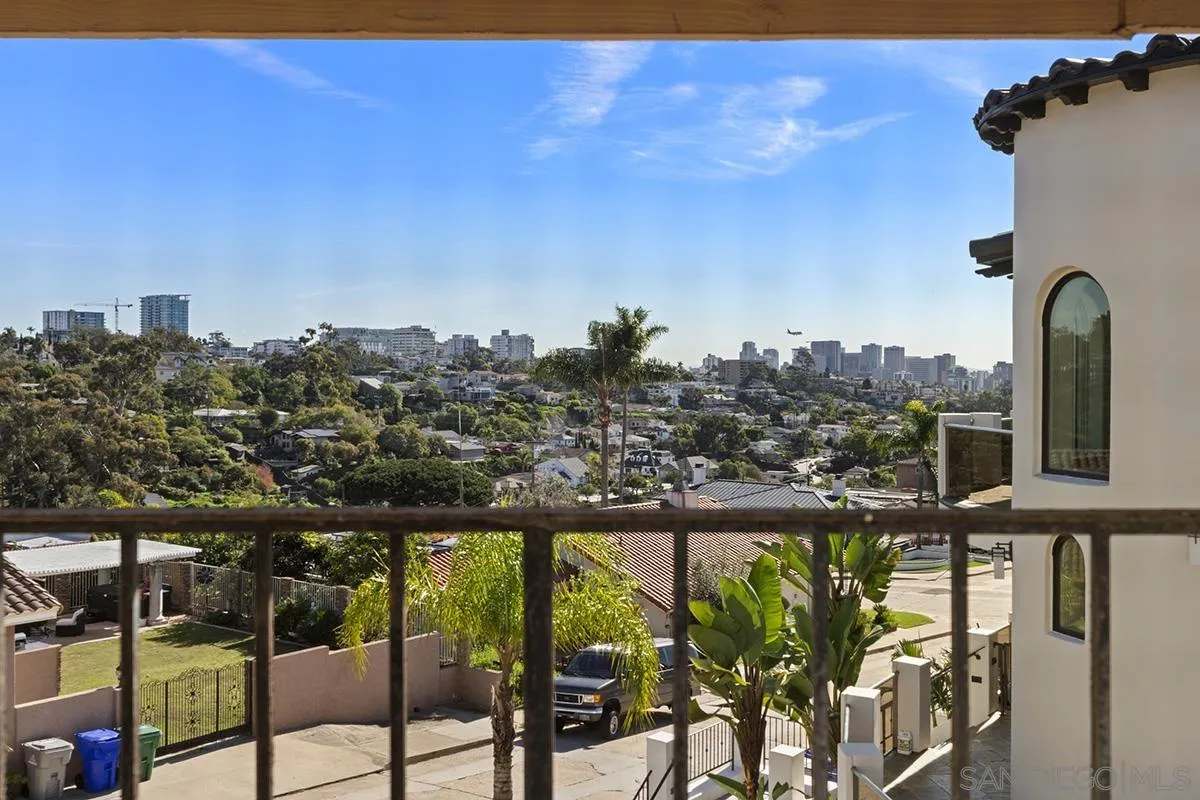 3344 Goldfinch Street San Diego, CA 92103 - Photo 23 of 41 a view of a city from a balcony
