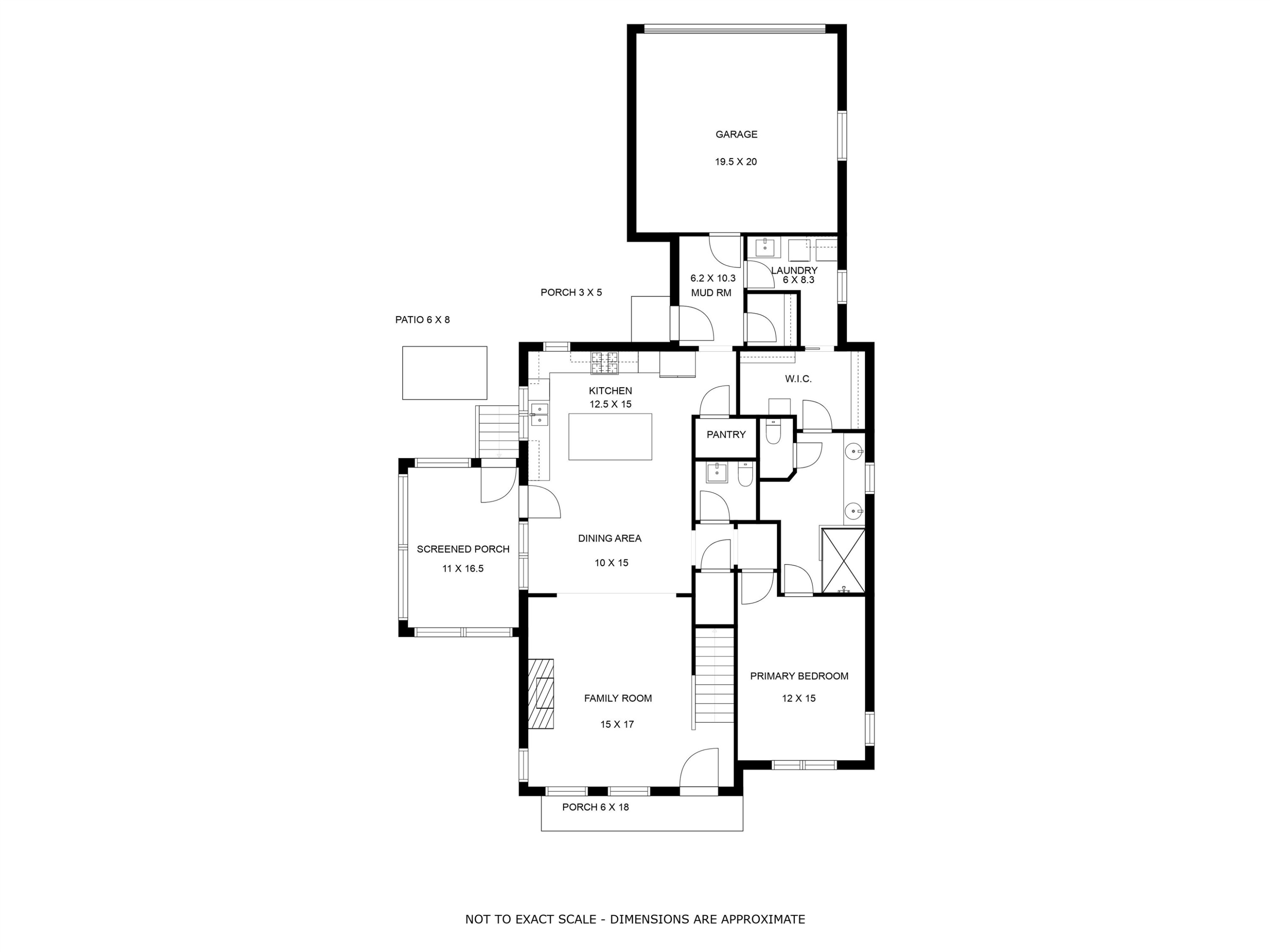 1017 Bradburn Drive Durham, NC 27713 - Photo 33 of 34 a picture of floor plan