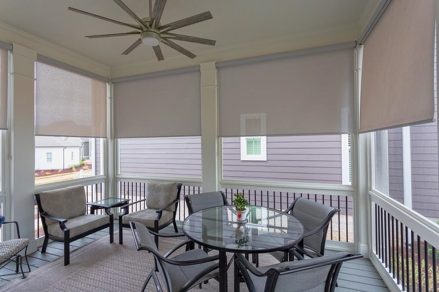 1017 Bradburn Drive Durham, NC 27713 - Photo 10 of 34 a view of a dining room with furniture window and outside view