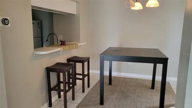 a room with table and chair