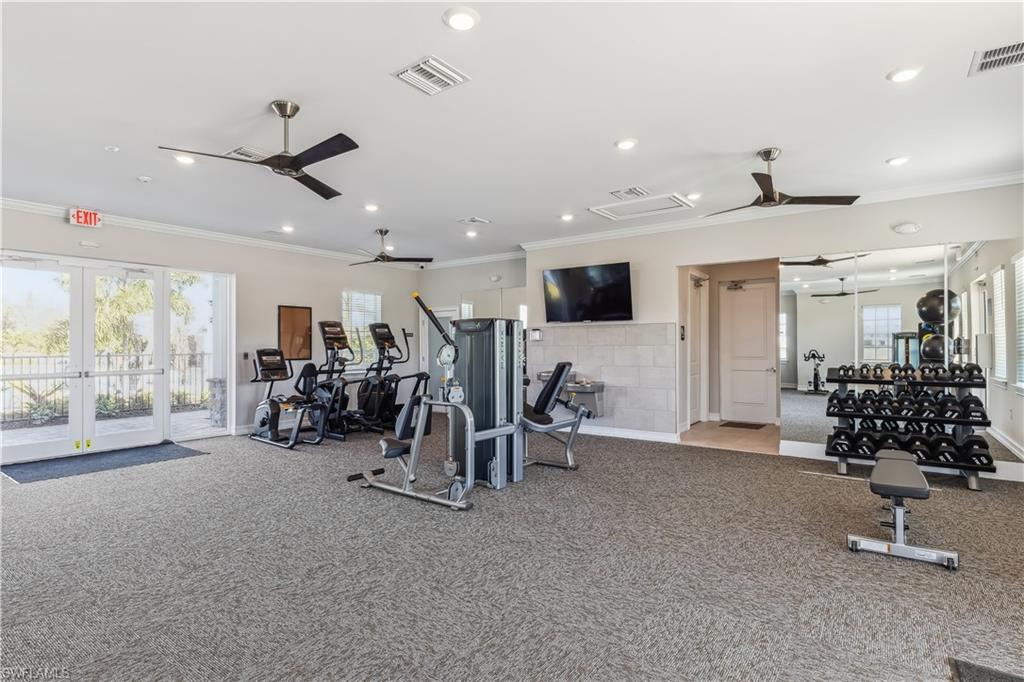 8022 Cedar Ky Way Lehigh Acres, FL 33971 - Photo 33 of 45 a view of a room with gym equipment
