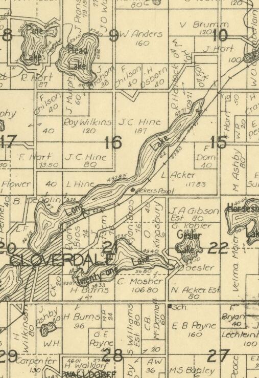 5701 Head Lake Road Hastings, MI 49058 - Photo 72 of 81 1920's Long Lake Plats