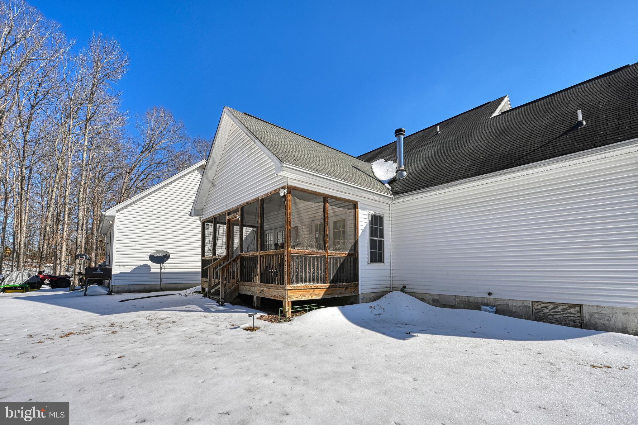 441 Hartwood Road Fredericksburg, VA 22406 - Photo 40 of 58 a view of a house with a snow in the yard
