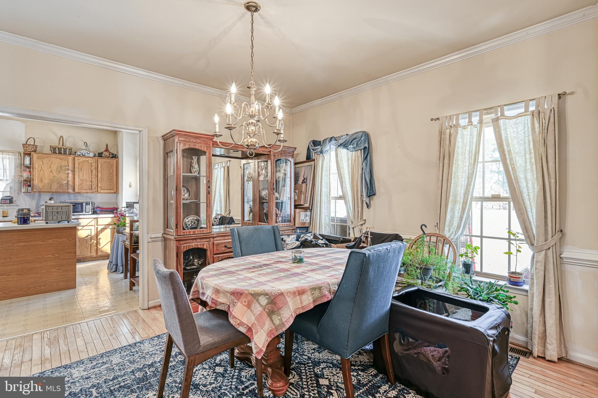 441 Hartwood Road Fredericksburg, VA 22406 - Photo 5 of 58 a view of a dining room with furniture window and outside view