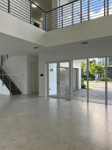 a view of an empty room