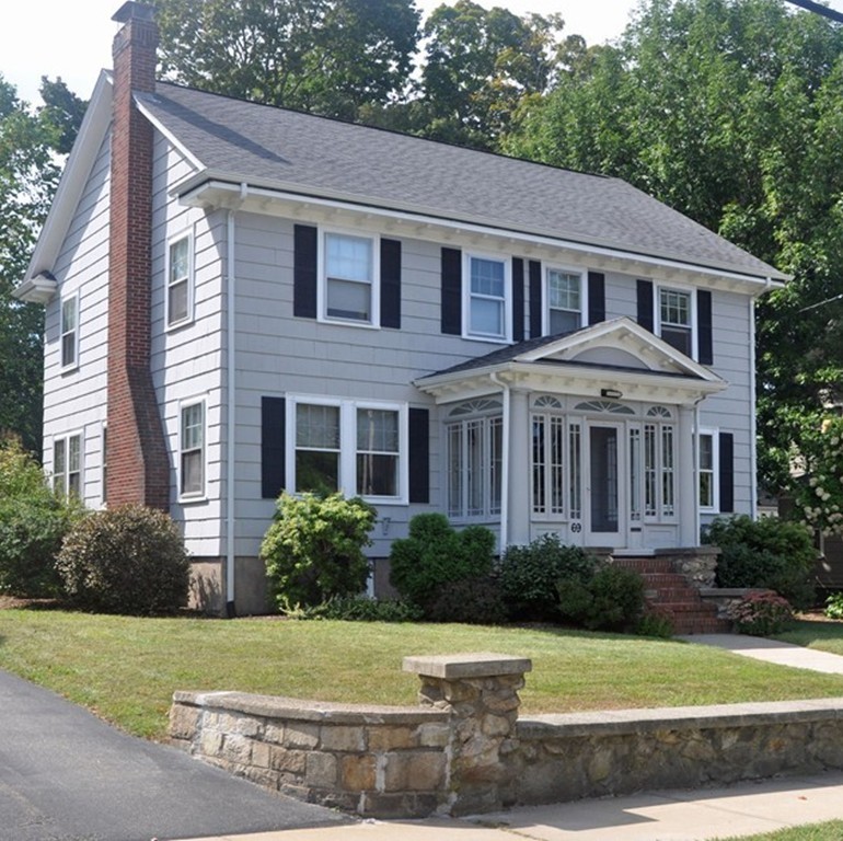 69 Reedsdale Road Milton, MA 02186 - Photo 13 of 13 a front view of a house with a yard