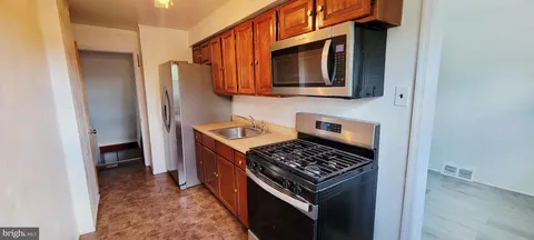 an empty room with a natural light