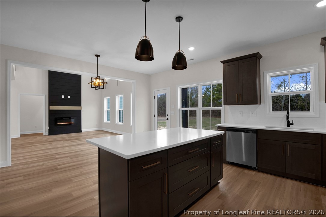 116 Surveyor Street Raeford, NC 28376 - Photo 18 of 45 a kitchen with a counter space a sink and appliances