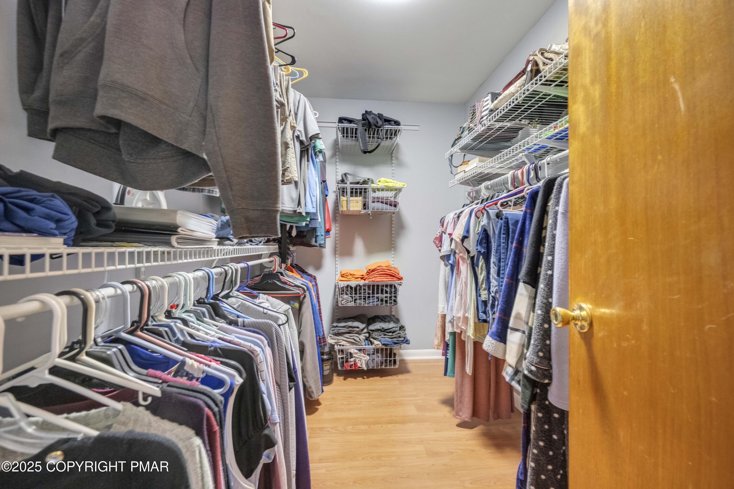 117 Streamside Street Kunkletown, PA 18058 - Photo 31 of 37 a view of walk in closet with clothes and shoes