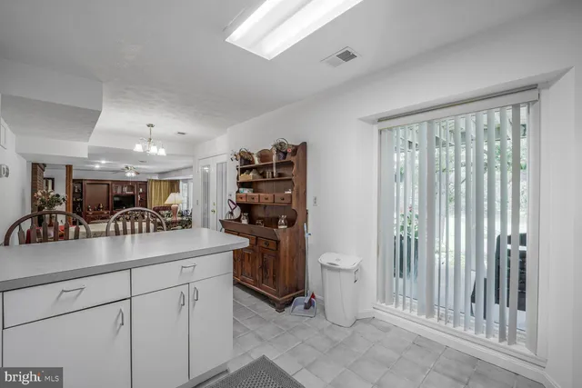 a view of a golf course with a garden