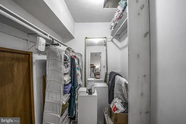 a white building with glass door