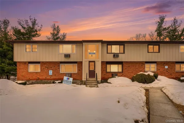a large house with a outdoor space