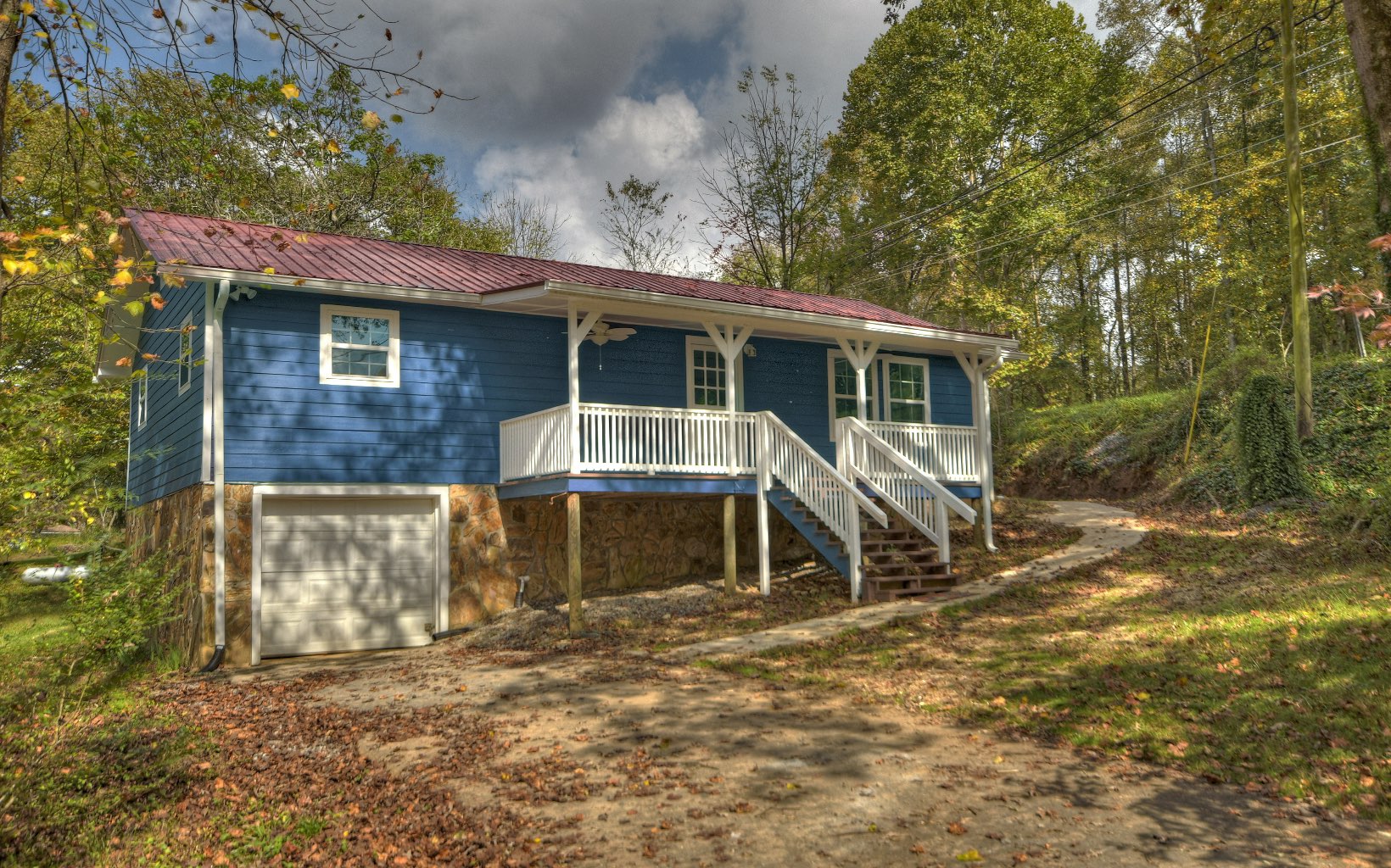 52 Goose Island Road Cherry Log, GA 30522 - Photo 1 of 1 a front view of a house with a yard